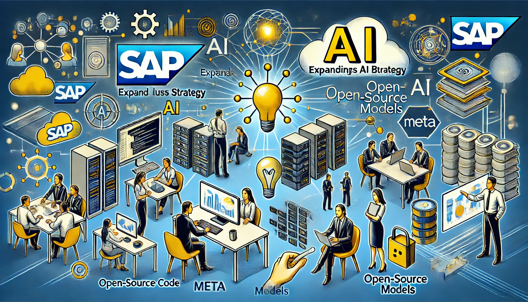 SAP מרחיבה את אסטרטגיית הבינה המלאכותית העסקית עם מודלים בקוד פתוח של Meta