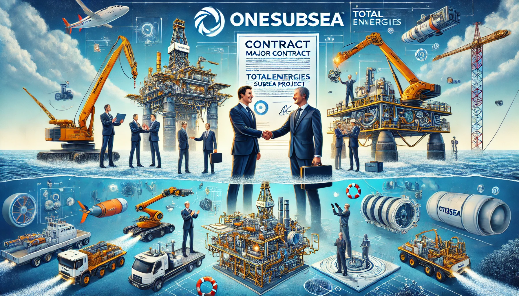 חברת OneSubsea זוכה בחוזה ענק לפרויקט תת-ימי של TotalEnergies