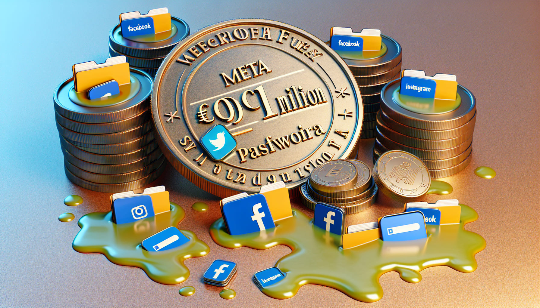 Meta נקנסת ב-€91 מיליון על אחסון סיסמאות Facebook ו-Instagram בטקסט גלוי
